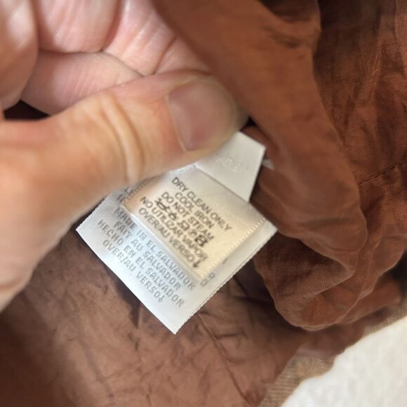 Elisabeth Liz Claiborne 18 (measures Smaller) L/XL Armazon Wool Blend Tan Brown - Picture 8 of 12